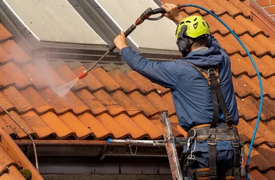 Démoussage et hydrofuge de toiture à Chambérat